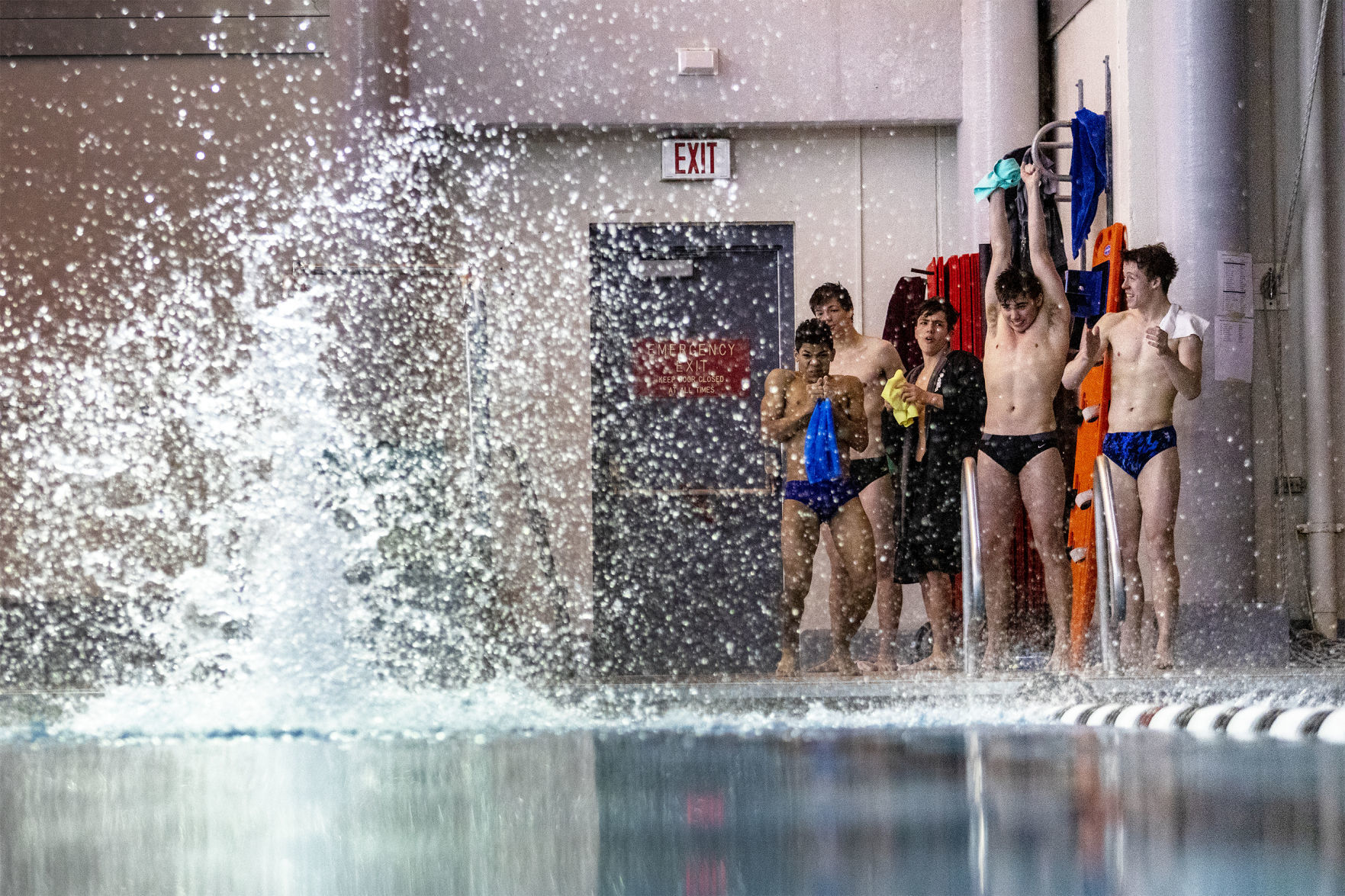 Gillette Invite swimming